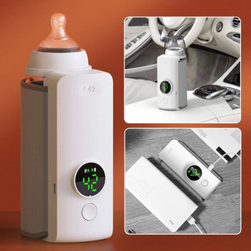 Portable Baby Bottle Warmer – Fast Rechargeable Milk Heater On-the-Go