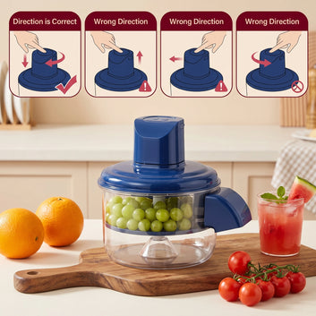 6-Blade Electric Fruit & Vegetable Peeler – Rechargeable