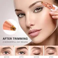 2-in-1 Rechargeable Facial & Body Hair Remover – Eyebrow, Nose & Body Trimmer